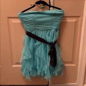 Gorgeous blue ruffle dress